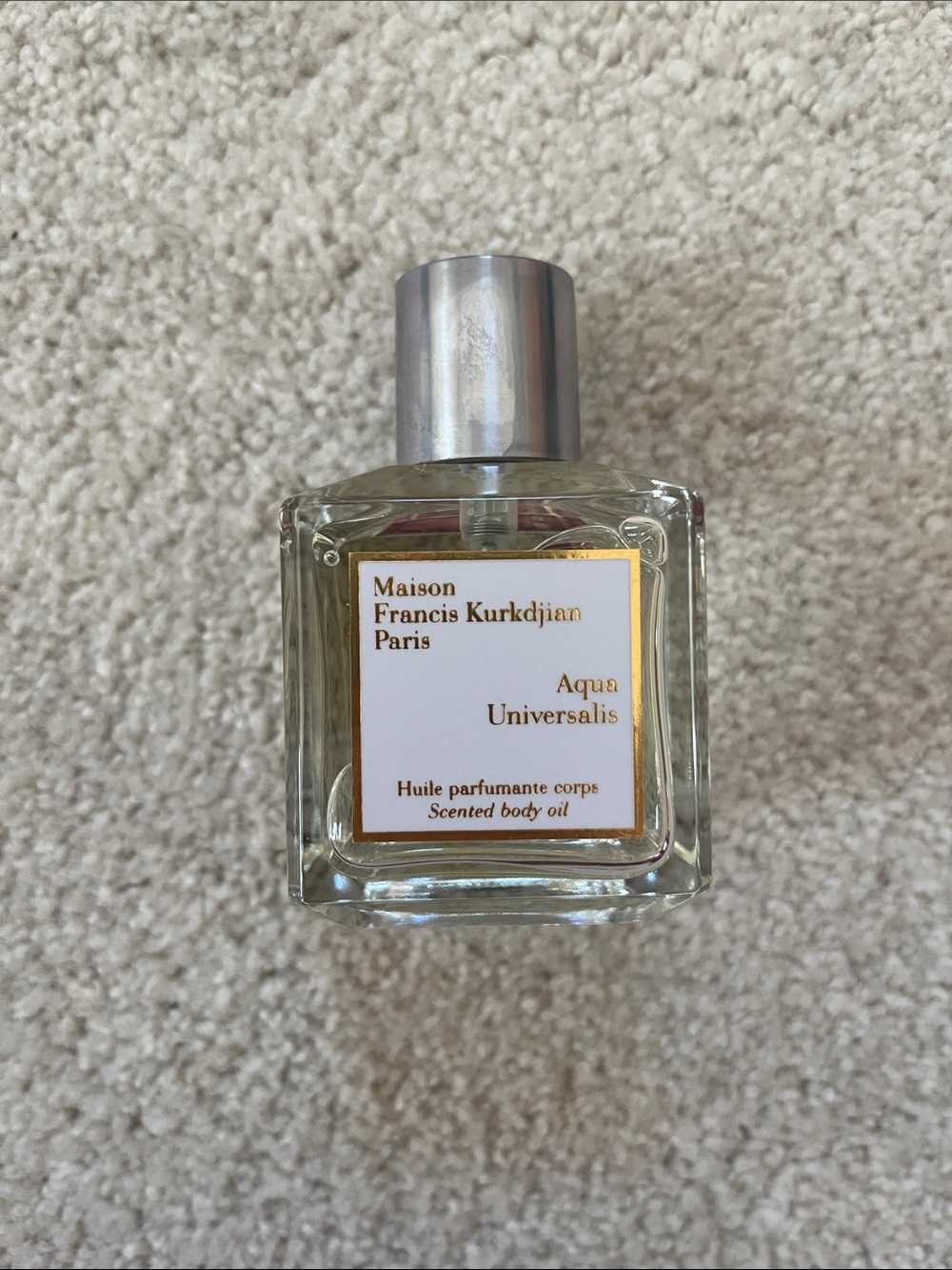 NWOB Maison Francis Kurkdjian Paris Aqua Universalis Scented Body Oil
